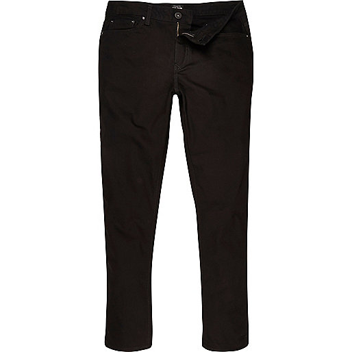 jacques-vertuk Big and Tall black Dylan slim fit jeans 299822 men Jeans Slim Jeans