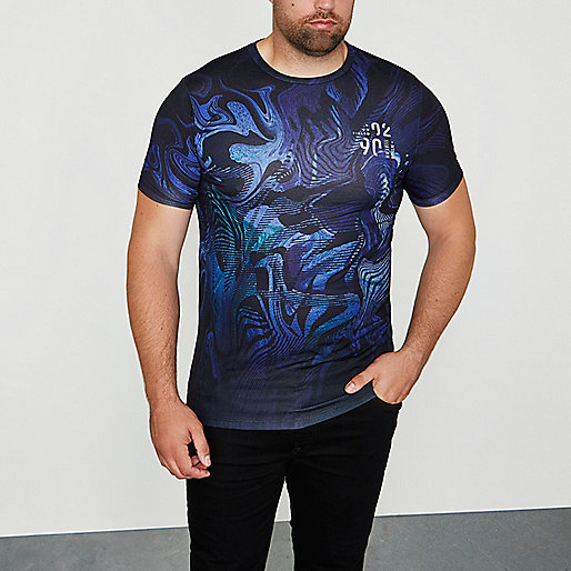 river island mini,River In Island Big and Tall blue psychedelic T-shirt T-shirts T-Shirts / Tanks men river island mini,River In Island Big and Tall blue psychedelic T-shirt T-shirts T-Shirts / Tanks men