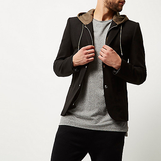 river island ladies jeans,jacques-vertuk UK Black and khaki hooded blazer men 296205 river island ladies jeans,jacques-vertuk UK Black and khaki hooded blazer men 296205