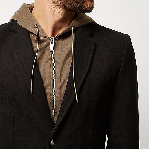 river island ladies jeans,jacques-vertuk UK Black and khaki hooded blazer men 296205 river island ladies jeans,jacques-vertuk UK Black and khaki hooded blazer men 296205