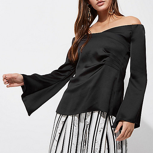 womens coat sale river island,jacques-vertuk Denim Shirt Black bardot long flared sleeve ruched top Bardot / Cold Shoulder Tops Tops women womens coat sale river island,jacques-vertuk Denim Shirt Black bardot long flared sleeve ruched top Bardot / Cold Shoulder Tops Tops women