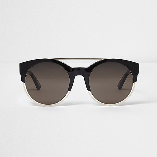jacques-vertuk Black brow bar smoke lens sunglasses 699790 women Sunglasses Retro Sunglasses jacques-vertuk Black brow bar smoke lens sunglasses 699790 women Sunglasses Retro Sunglasses