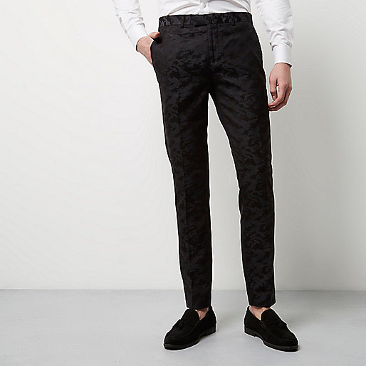 crossbody river island,jacques-vertuk Dresses Very Black camo print skinny suit pants RI Limited Edition Sale men crossbody river island,jacques-vertuk Dresses Very Black camo print skinny suit pants RI Limited Edition Sale men