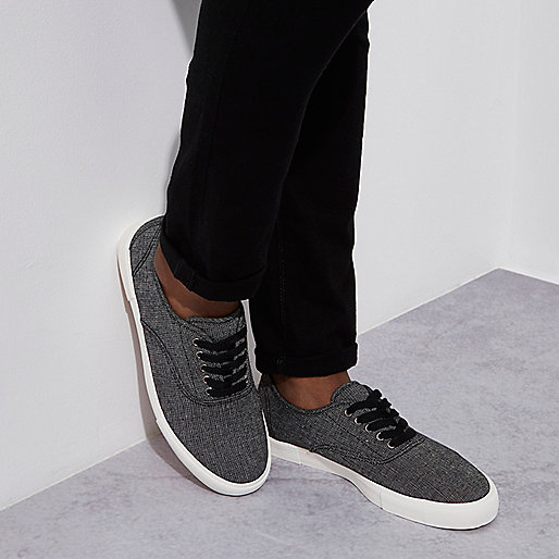 shacket river island,jacques-vertuk Black Floral Dress Black canvas contrast sole plimsolls Sneakers Shoes / Boots men shacket river island,jacques-vertuk Black Floral Dress Black canvas contrast sole plimsolls Sneakers Shoes / Boots men
