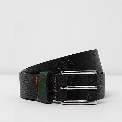 river island black mens shoes,Winter Clothes jacques-vertuk Black contrast keeper leather belt Belts Accessories men river island black mens shoes,Winter Clothes jacques-vertuk Black contrast keeper leather belt Belts Accessories men