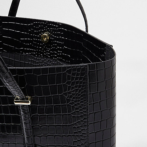 river island chain shoes,jacques-vertuk UK Sale Black croc embossed leather tote bag women 705144 river island chain shoes,jacques-vertuk UK Sale Black croc embossed leather tote bag women 705144