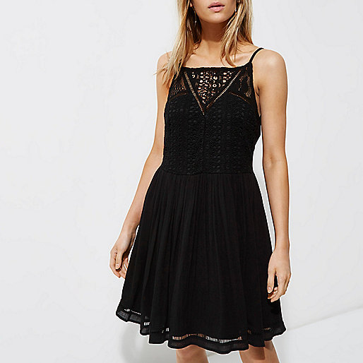river island floral,jacques-vertuk Online Black crochet front cami slip dress women 699384 river island floral,jacques-vertuk Online Black crochet front cami slip dress women 699384
