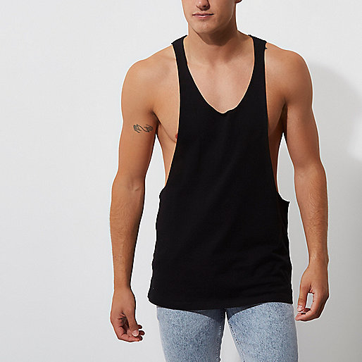 river island jeans,jacques-vertuk Black Floral Dress Black dropped armhole relaxed fit tank Tanks T-Shirts / Tanks men river island jeans,jacques-vertuk Black Floral Dress Black dropped armhole relaxed fit tank Tanks T-Shirts / Tanks men
