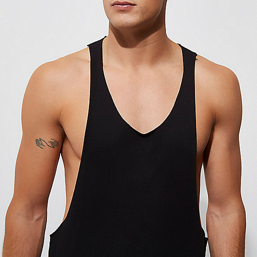 river island jeans,jacques-vertuk Black Floral Dress Black dropped armhole relaxed fit tank Tanks T-Shirts / Tanks men river island jeans,jacques-vertuk Black Floral Dress Black dropped armhole relaxed fit tank Tanks T-Shirts / Tanks men