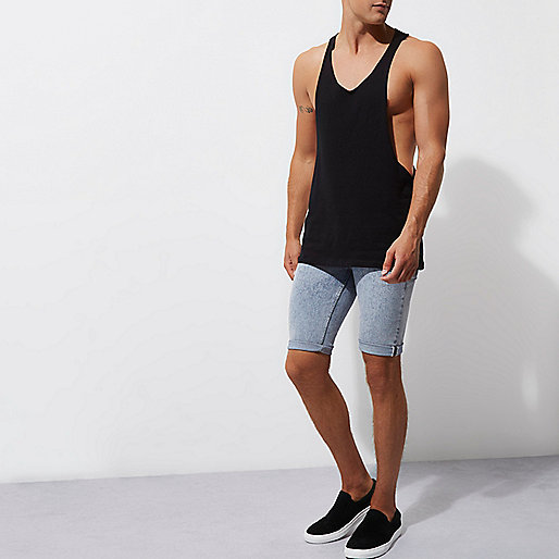 river island jeans,jacques-vertuk Black Floral Dress Black dropped armhole relaxed fit tank Tanks T-Shirts / Tanks men river island jeans,jacques-vertuk Black Floral Dress Black dropped armhole relaxed fit tank Tanks T-Shirts / Tanks men