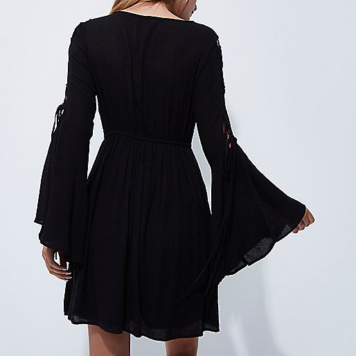 river island cream wrap dress,Island Clothing Online Black embroidered bell sleeve swing dress Dresses Sale women river island cream wrap dress,Island Clothing Online Black embroidered bell sleeve swing dress Dresses Sale women