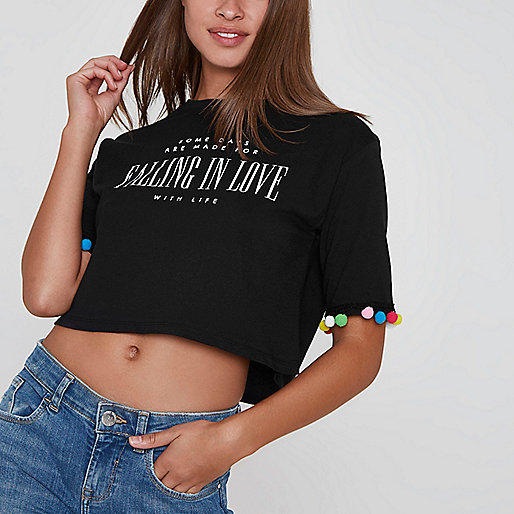 river island black shoulder bag,jacques-vertuk Sale Black ‘falling in love’ cropped T-shirt women 710768 river island black shoulder bag,jacques-vertuk Sale Black ‘falling in love’ cropped T-shirt women 710768