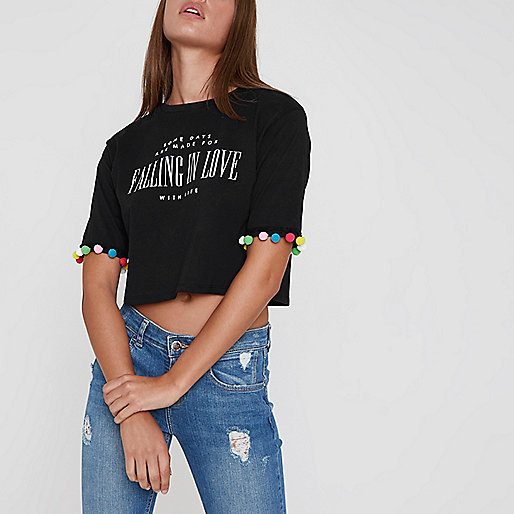 river island black shoulder bag,jacques-vertuk Sale Black ‘falling in love’ cropped T-shirt women 710768 river island black shoulder bag,jacques-vertuk Sale Black ‘falling in love’ cropped T-shirt women 710768