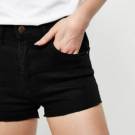 overcoat river island,jacques-vertuk Old Stock Black high waisted stretch hot pants Denim Shorts Shorts women overcoat river island,jacques-vertuk Old Stock Black high waisted stretch hot pants Denim Shorts Shorts women