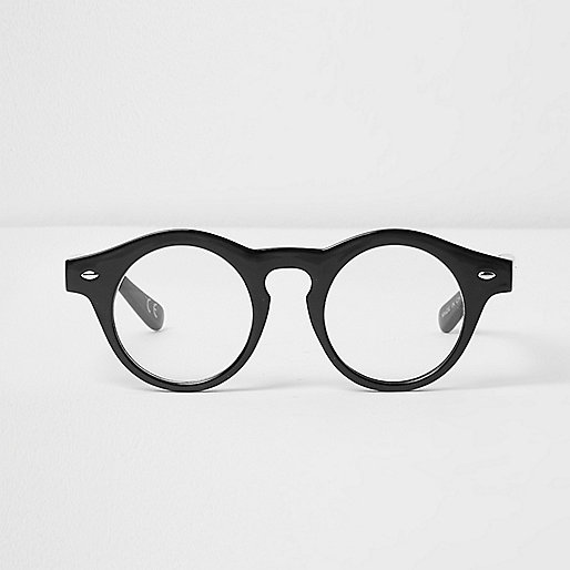jacques-vertuk Black Jeepers Peepers round clear glasses 301873 men Sunglasses Round Sunglasses