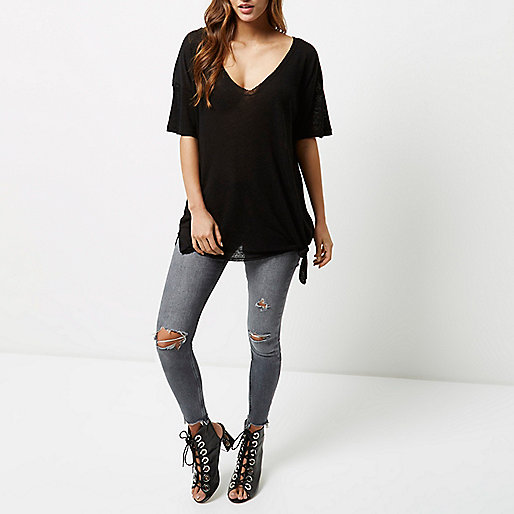 river island mens brogues,Womens Clothes jacques-vertuk Black knot tie knit top Plain T-Shirts / Tanks T-Shirts & Tanks Tops women river island mens brogues,Womens Clothes jacques-vertuk Black knot tie knit top Plain T-Shirts / Tanks T-Shirts & Tanks Tops women