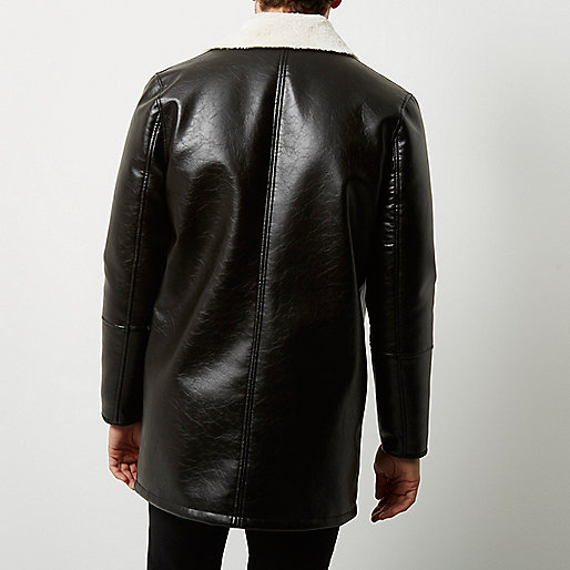 river island clearance mens,jacques-vertuk Online Bestellen Black leather look shearling lined coat Coats / Jackets Sale men river island clearance mens,jacques-vertuk Online Bestellen Black leather look shearling lined coat Coats / Jackets Sale men