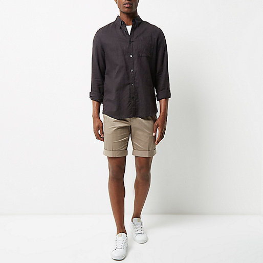 gold river island coat,jacques-vertuk Stores Black linen-rich shirt men 292256 gold river island coat,jacques-vertuk Stores Black linen-rich shirt men 292256