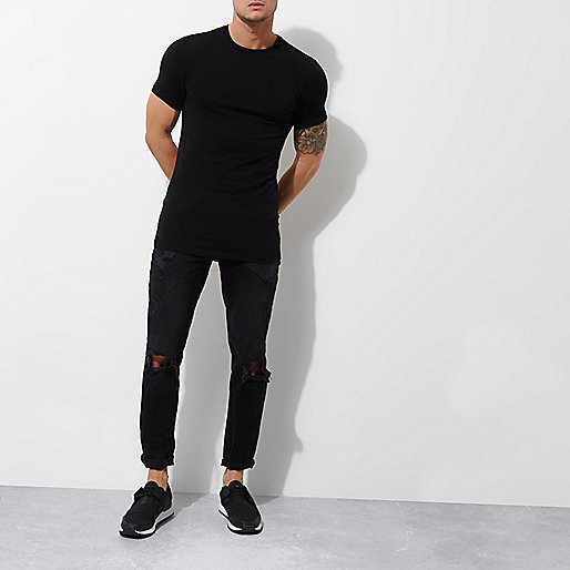 river island beige fur coat,jacques-vertuk London Black longline muscle fit T-shirt men 299542 river island beige fur coat,jacques-vertuk London Black longline muscle fit T-shirt men 299542