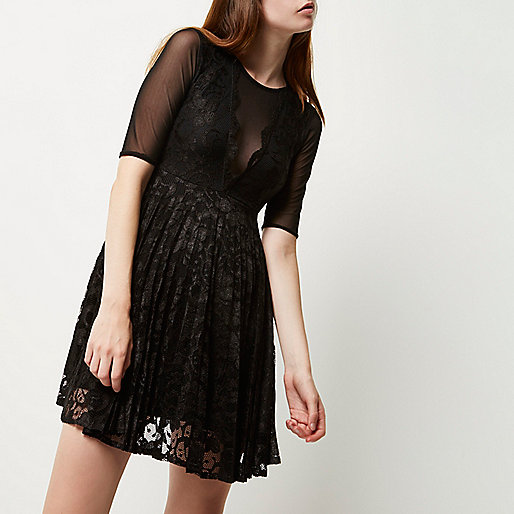 river island pouch,jacques-vertuk Sale Black mesh and lace skater dress women 688943 river island pouch,jacques-vertuk Sale Black mesh and lace skater dress women 688943