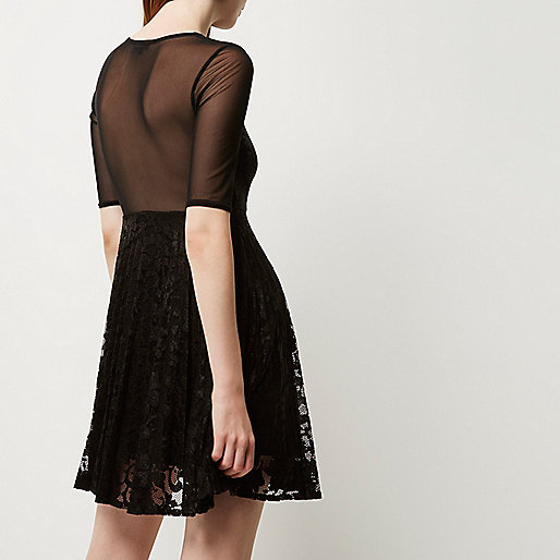 river island pouch,jacques-vertuk Sale Black mesh and lace skater dress women 688943 river island pouch,jacques-vertuk Sale Black mesh and lace skater dress women 688943