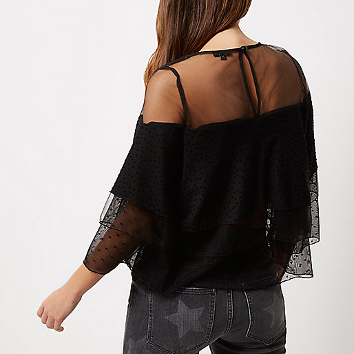 river island ecru jeans,jacques-vertuk Online Black mesh layered frill top women 696010 river island ecru jeans,jacques-vertuk Online Black mesh layered frill top women 696010