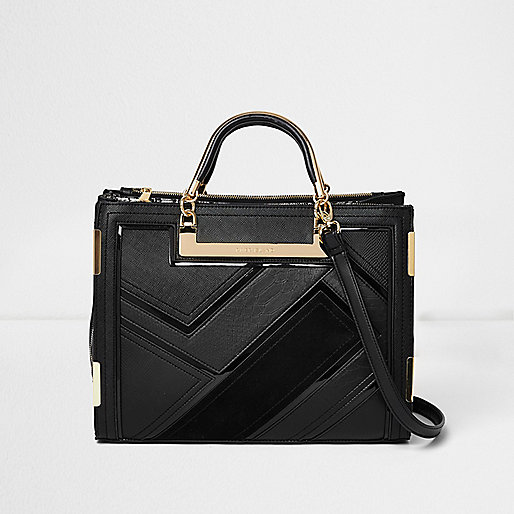 jacques-vertuk Black metallic handle panel tote bag 696156 women Bags / Purses Shopper & Tote Bags jacques-vertuk Black metallic handle panel tote bag 696156 women Bags / Purses Shopper & Tote Bags