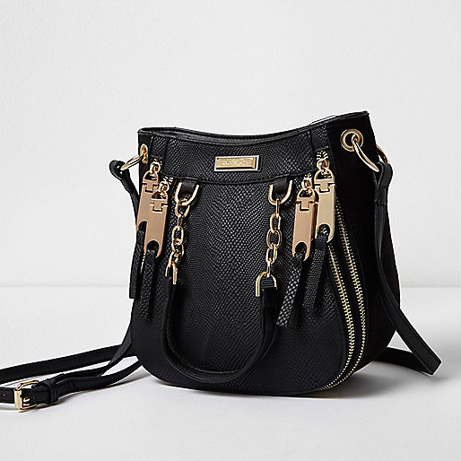 jacques-vertuk Black mini zip scoop cross body tote bag 703780 women Bags / Purses Shopper & Tote Bags jacques-vertuk Black mini zip scoop cross body tote bag 703780 women Bags / Purses Shopper & Tote Bags