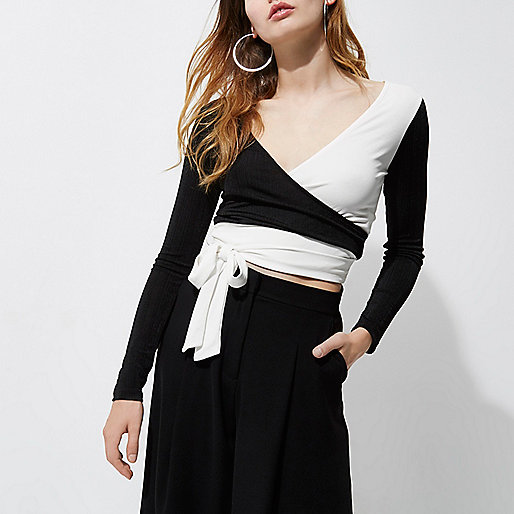 river island eldon square,jacques-vertuk Sale Black mono wrap tie ballet crop top women 706990 river island eldon square,jacques-vertuk Sale Black mono wrap tie ballet crop top women 706990