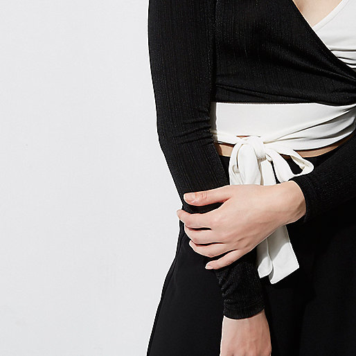 river island eldon square,jacques-vertuk Sale Black mono wrap tie ballet crop top women 706990 river island eldon square,jacques-vertuk Sale Black mono wrap tie ballet crop top women 706990