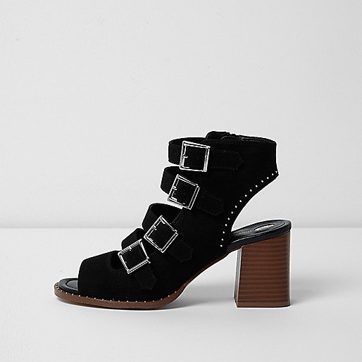 jacques-vertuk Black multi buckle block heel sandals 703078 women Shoes / Boots Sandals jacques-vertuk Black multi buckle block heel sandals 703078 women Shoes / Boots Sandals