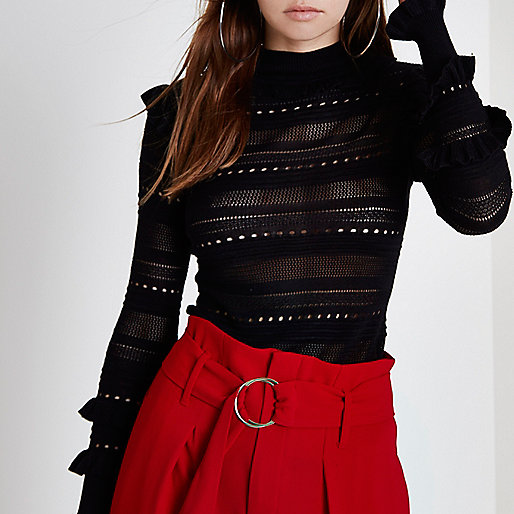 river island plus size sale mens,jacques-vertuk Dresses For Kids Black pointelle knit turtle neck sweater Sweaters Knitwear women river island plus size sale mens,jacques-vertuk Dresses For Kids Black pointelle knit turtle neck sweater Sweaters Knitwear women