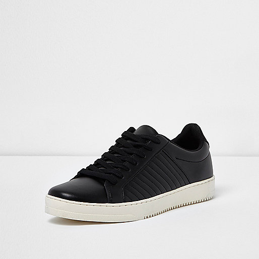 river island black,Island Clothing Online Black quilted lace-up sneakers Sneakers Shoes / Boots men river island black,Island Clothing Online Black quilted lace-up sneakers Sneakers Shoes / Boots men