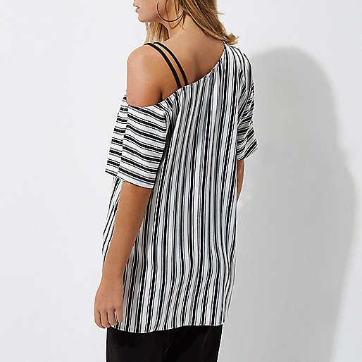geaca river island,jacques-vertuk UK Sale Black stripe one shoulder cami strap top women 706873 geaca river island,jacques-vertuk UK Sale Black stripe one shoulder cami strap top women 706873
