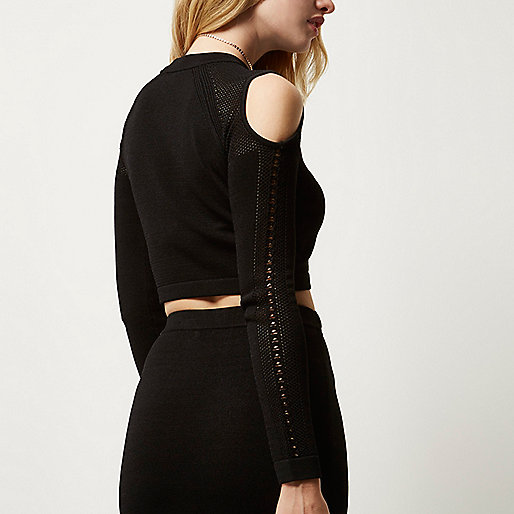 river island oversized jacket,jacques-vertuk Clothes For Sale Black studded mesh knit crop top Knitwear Sale women river island oversized jacket,jacques-vertuk Clothes For Sale Black studded mesh knit crop top Knitwear Sale women