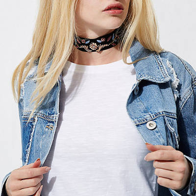 black fluffy bag river island,jacques-vertuk UK Sale Black swallow embroidered velvet choker women 706348 black fluffy bag river island,jacques-vertuk UK Sale Black swallow embroidered velvet choker women 706348
