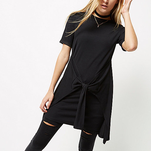 animal print bag river island,Women S jacques-vertuk Black tied front T-shirt dress Dresses Sale women animal print bag river island,Women S jacques-vertuk Black tied front T-shirt dress Dresses Sale women