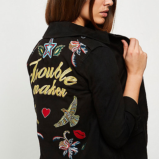 river island red dress asos,Ri9Ver Island Black troublemaker print army jacket Coats / Jackets Sale women river island red dress asos,Ri9Ver Island Black troublemaker print army jacket Coats / Jackets Sale women