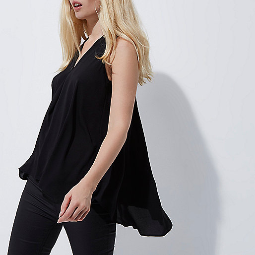 river island tank top,jacques-vertuk Outlet Black V neck sleeveless swing blouse women 704477 river island tank top,jacques-vertuk Outlet Black V neck sleeveless swing blouse women 704477