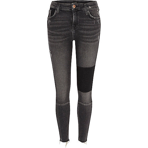 jacques-vertuk Black washed Amelie super skinny panel jeans 705654 women Jeans Skinny Jeans jacques-vertuk Black washed Amelie super skinny panel jeans 705654 women Jeans Skinny Jeans