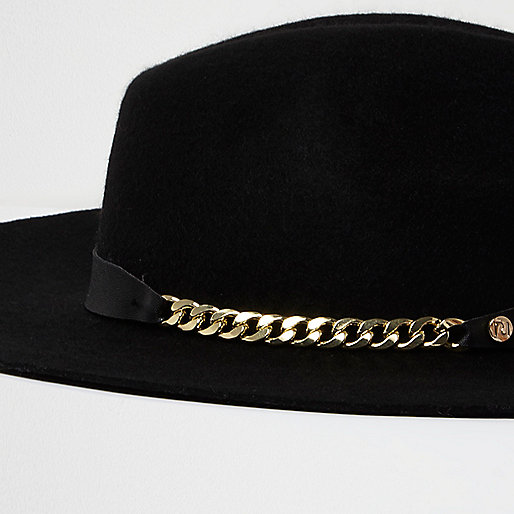red puffer coat river island,jacques-vertuk Ireland Sale Black wide brim chain trim fedora hat Hats Accessories women red puffer coat river island,jacques-vertuk Ireland Sale Black wide brim chain trim fedora hat Hats Accessories women