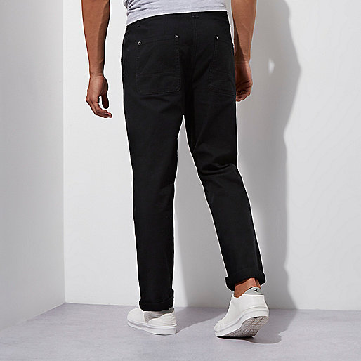 river island denim trench coat,jacques-vertuk New In Black wide leg pants Chinos Pants men river island denim trench coat,jacques-vertuk New In Black wide leg pants Chinos Pants men