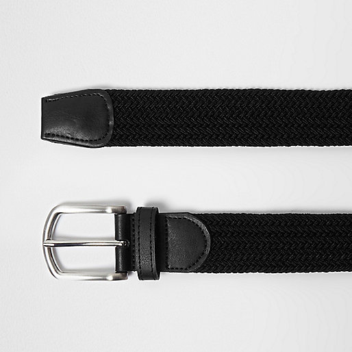 river island skinny stretch sid,New At jacques-vertuk Black woven belt Belts Accessories men river island skinny stretch sid,New At jacques-vertuk Black woven belt Belts Accessories men