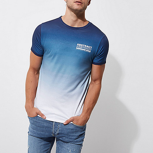 river island next day delivery,Kids Shoes jacques-vertuk Blue 'abstract' fade print muscle fit T-shirt T-shirts T-Shirts / Tanks men river island next day delivery,Kids Shoes jacques-vertuk Blue 'abstract' fade print muscle fit T-shirt T-shirts T-Shirts / Tanks men