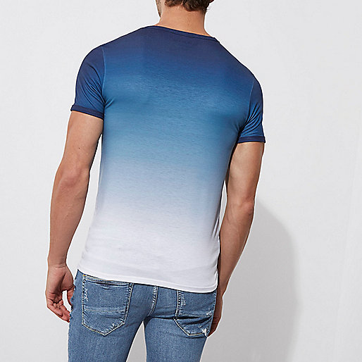 river island next day delivery,Kids Shoes jacques-vertuk Blue 'abstract' fade print muscle fit T-shirt T-shirts T-Shirts / Tanks men river island next day delivery,Kids Shoes jacques-vertuk Blue 'abstract' fade print muscle fit T-shirt T-shirts T-Shirts / Tanks men