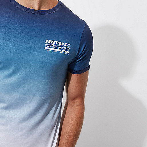 river island next day delivery,Kids Shoes jacques-vertuk Blue 'abstract' fade print muscle fit T-shirt T-shirts T-Shirts / Tanks men river island next day delivery,Kids Shoes jacques-vertuk Blue 'abstract' fade print muscle fit T-shirt T-shirts T-Shirts / Tanks men