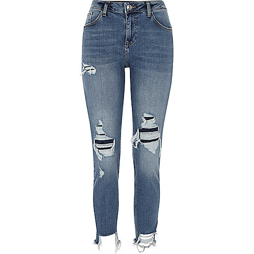 jacques-vertuk Blue Alannah ripped relaxed skinny fit jeans 701694 women Jeans Skinny Jeans jacques-vertuk Blue Alannah ripped relaxed skinny fit jeans 701694 women Jeans Skinny Jeans
