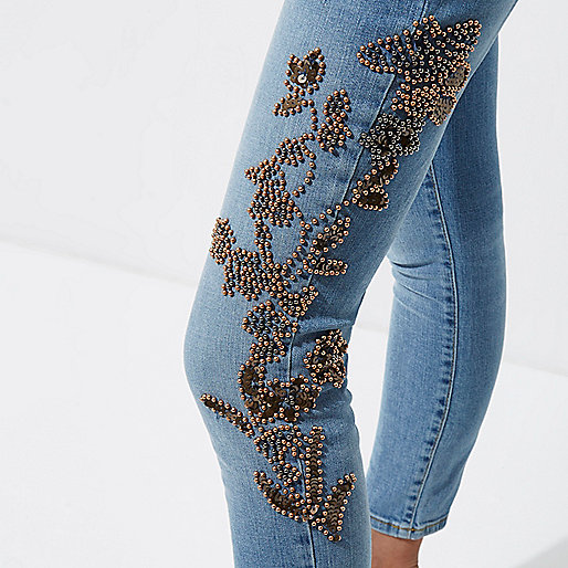 black faux fur jacket river island,jacques-vertuk Trousers Blue bead embellished Alannah skinny jeans Skinny Jeans Jeans women black faux fur jacket river island,jacques-vertuk Trousers Blue bead embellished Alannah skinny jeans Skinny Jeans Jeans women