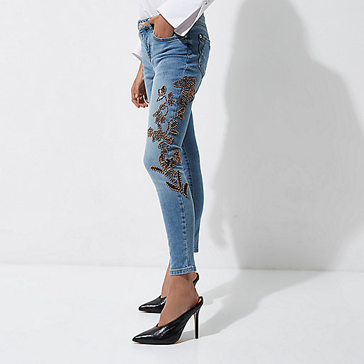black faux fur jacket river island,jacques-vertuk Trousers Blue bead embellished Alannah skinny jeans Skinny Jeans Jeans women black faux fur jacket river island,jacques-vertuk Trousers Blue bead embellished Alannah skinny jeans Skinny Jeans Jeans women