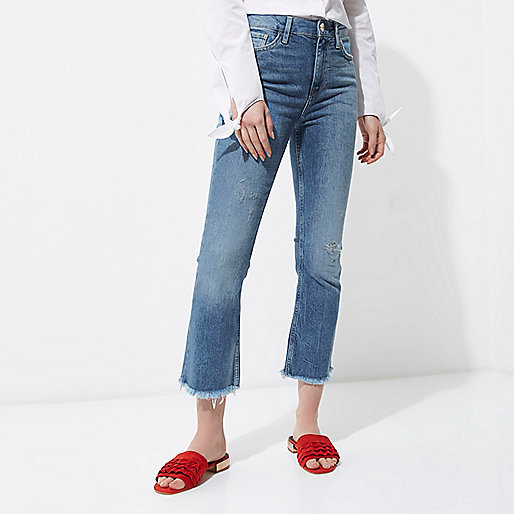 river island black cowboy boots,Island Clothing Uk Blue distressed cropped flared jeans Jeans Sale women river island black cowboy boots,Island Clothing Uk Blue distressed cropped flared jeans Jeans Sale women